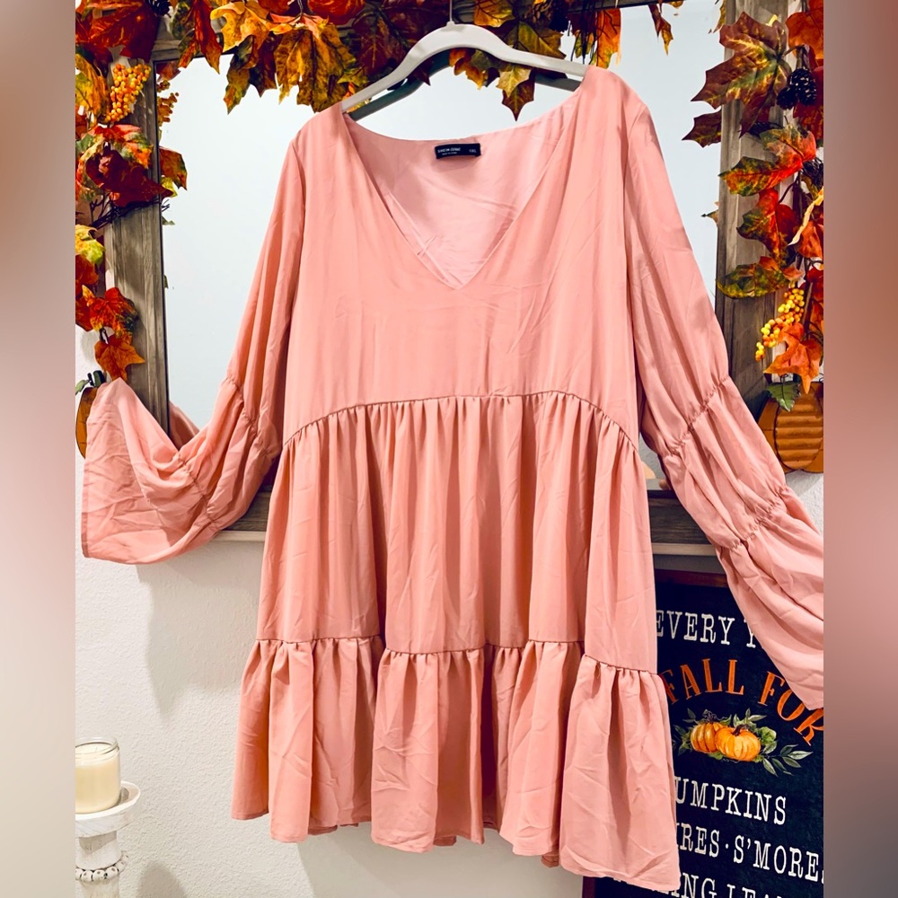 Babydoll dress 1x/xxl rose